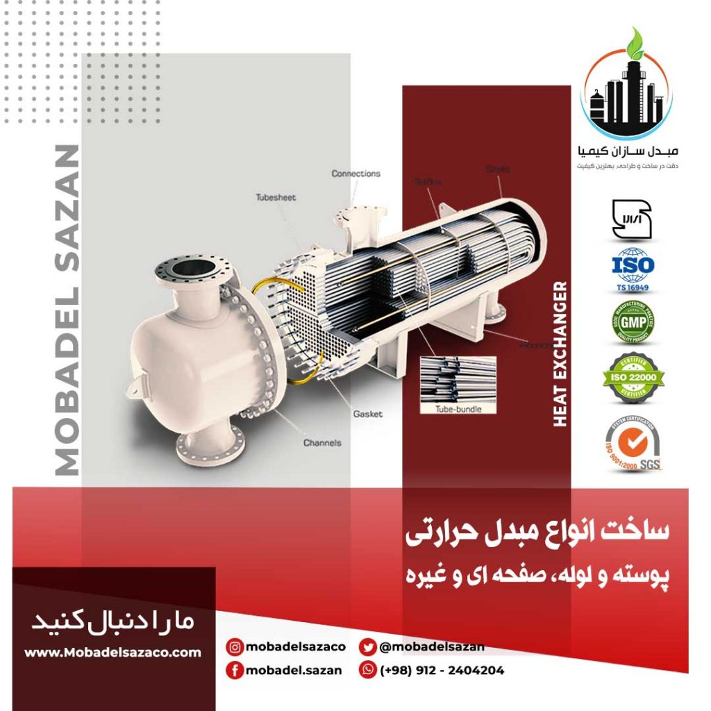 مبدل حرارتی پوسته و لوله